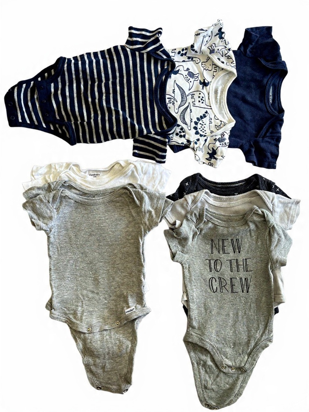 Baby Boy Bundle (x10) Baby One-Piece Bodysuit - no stains, like new 0-3 months